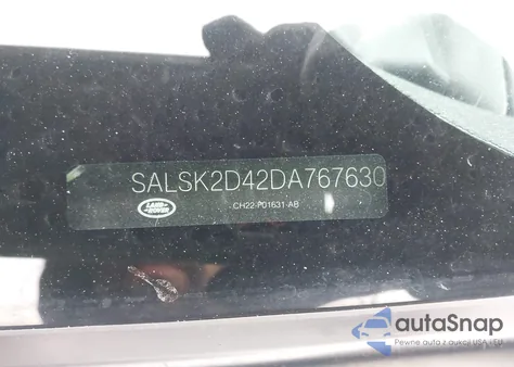 2013 Land Rover Range Rover Sport Hse from USA, damaged, VIN SALSK2D42DA767630